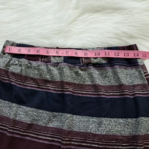 Naif NEW Striped Pull On Long Skirt Size Large - Picture 7 of 8